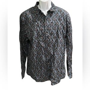 artifact/ Floral Print Button-Down Shirt (Size L) - Preloved